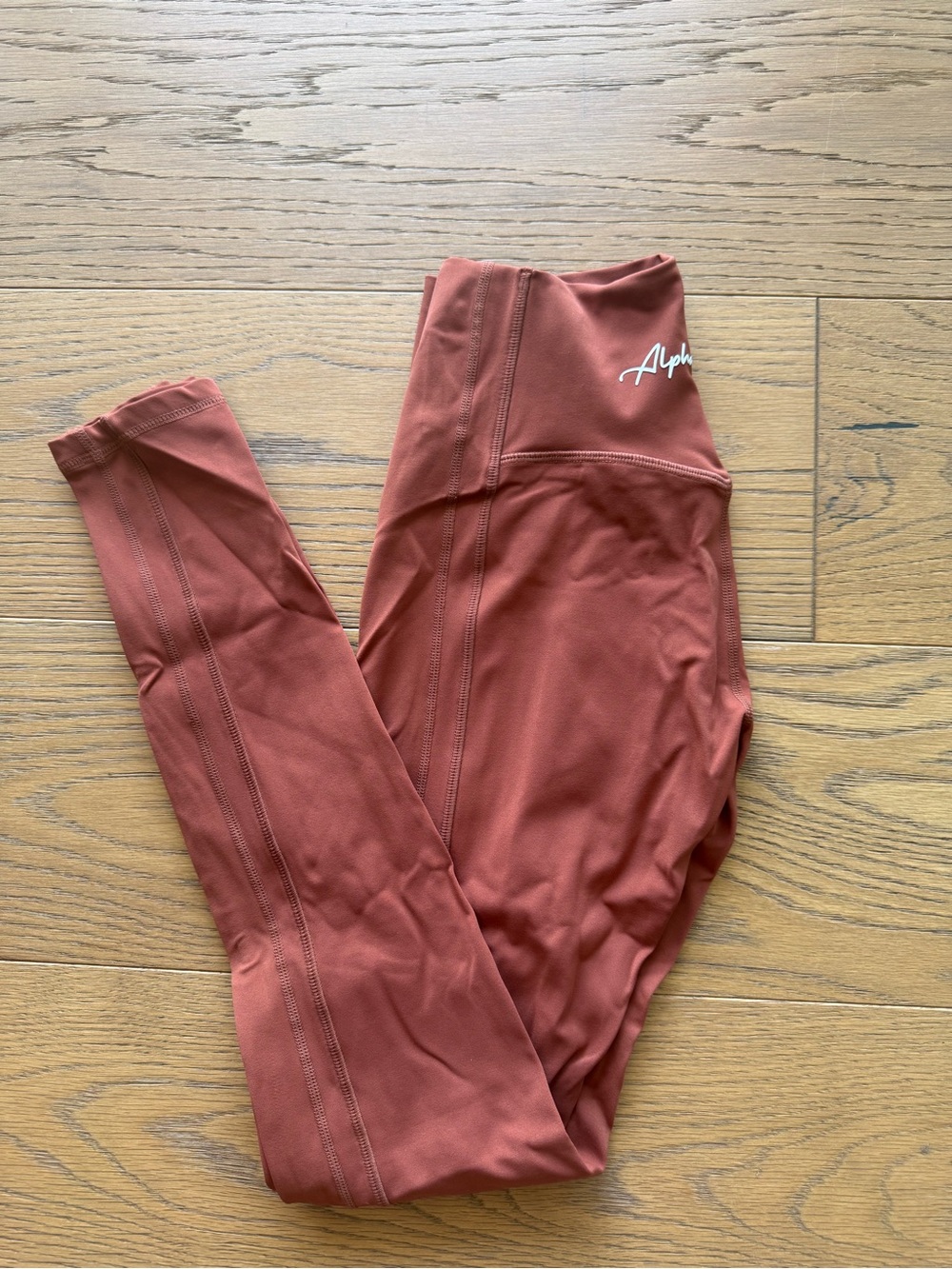 Alphalete Rust Red Leggings